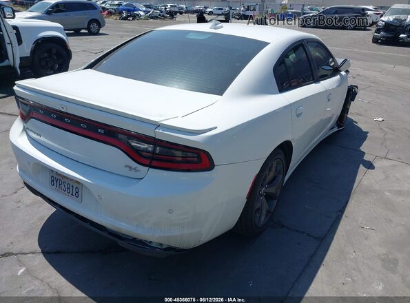 2C3CDXCT7JH176979 2018 DODGE CHARGER White Հետևի աջ