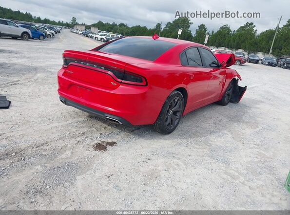 2C3CDXCT7JH200486 2018 DODGE CHARGER Red Задня права чверть