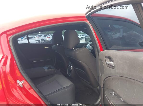 2C3CDXCT7JH200486 2018 DODGE CHARGER Red Вид наклейки з VIN-кодом