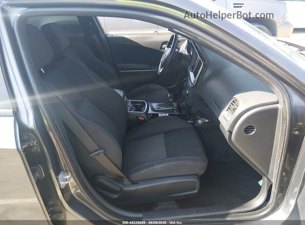 2C3CDXCT7KH508081 2019 DODGE CHARGER Gray Vista interior delantera
