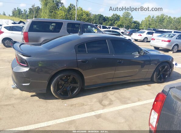 2C3CDXCT7KH508081 2019 DODGE CHARGER Gray Vista interior trasera