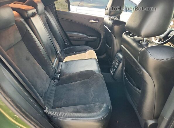 2C3CDXCT7LH184146 2020 DODGE CHARGER Green Vista de los asientos traseros
