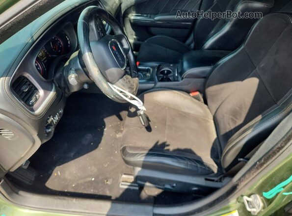 2C3CDXCT7LH184146 2020 DODGE CHARGER Green Vista interior delantera