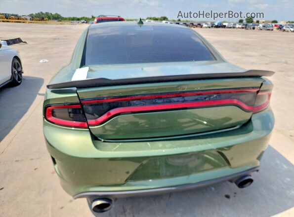2C3CDXCT7LH184146 2020 DODGE CHARGER Green Vista trasera