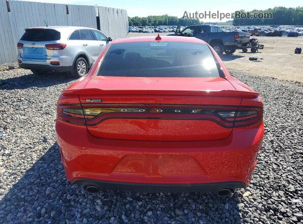 2C3CDXCT7MH684583 2021 DODGE CHARGER Red Widok z tyłu
