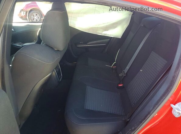 2C3CDXCT7MH684583 2021 DODGE CHARGER Red Widok tylnych siedzeń