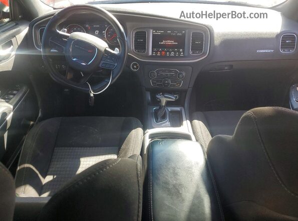 2C3CDXCT7MH684583 2021 DODGE CHARGER Red Widok deski rozdzielczej