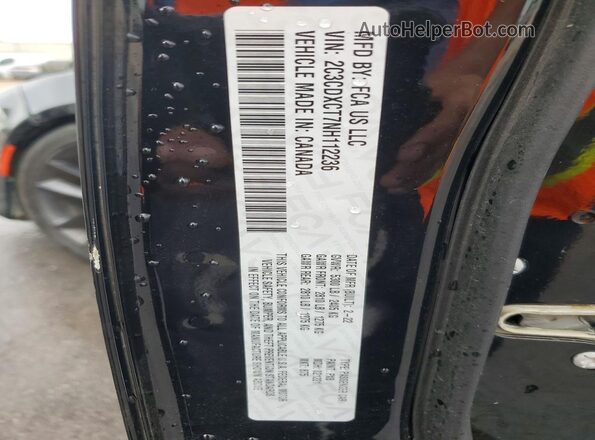 2C3CDXCT7NH112236 2022 DODGE CHARGER Black 