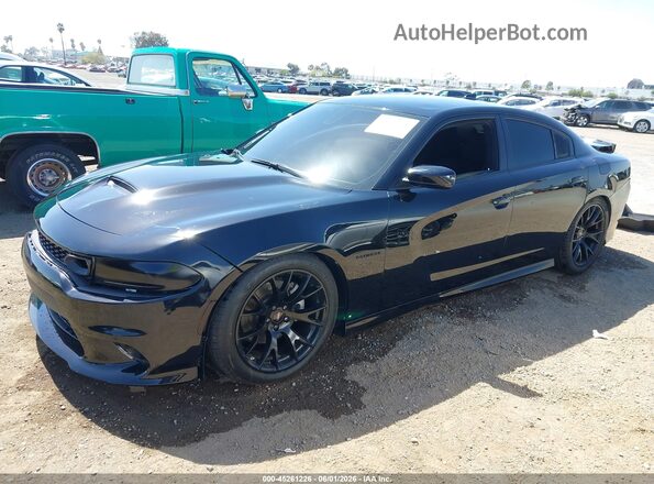 2C3CDXCT7NH170038 2022 DODGE CHARGER Черный Передняя левая четверть