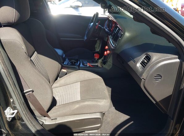 2C3CDXCT7NH170038 2022 DODGE CHARGER Черный Вид салона спереди