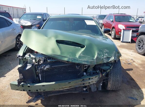 2C3CDXCT7PH604509 2023 DODGE CHARGER Green Front view