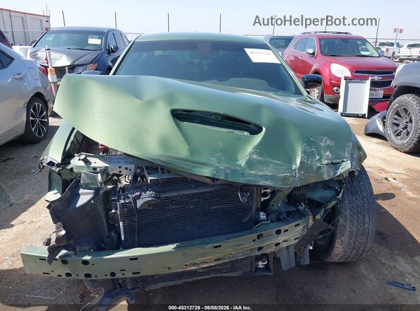 2C3CDXCT7PH604509 2023 DODGE CHARGER Green Rear interior view