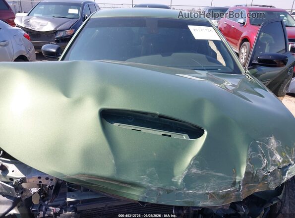 2C3CDXCT7PH604509 2023 DODGE CHARGER Green Rear view