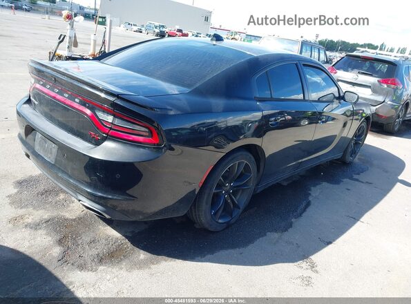 2C3CDXCT8GH146589 2016 DODGE CHARGER Black Tył prawy
