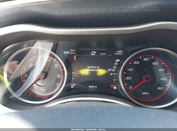2C3CDXCT8GH146589 2016 DODGE CHARGER Black Widok tylnych siedzeń