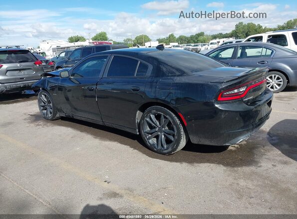 2C3CDXCT8GH146589 2016 DODGE CHARGER Black Tył lewy