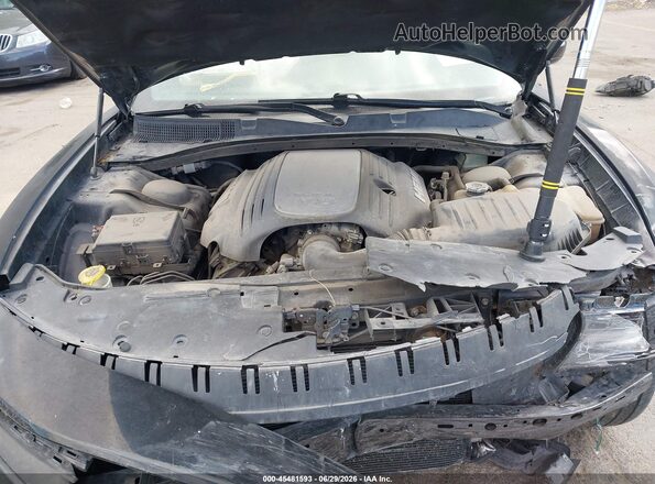 2C3CDXCT8GH146589 2016 DODGE CHARGER Black Widok z tyłu