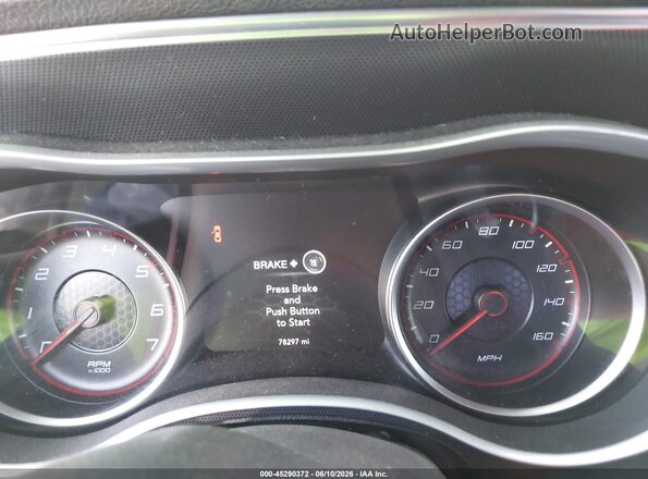 2C3CDXCT8HH572106 2017 DODGE CHARGER White Widok tylnych siedzeń