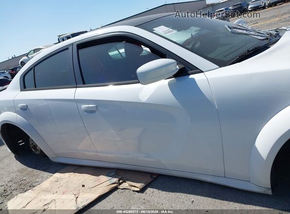 2C3CDXCT8HH572106 2017 DODGE CHARGER White Widok zestawu wskaźników