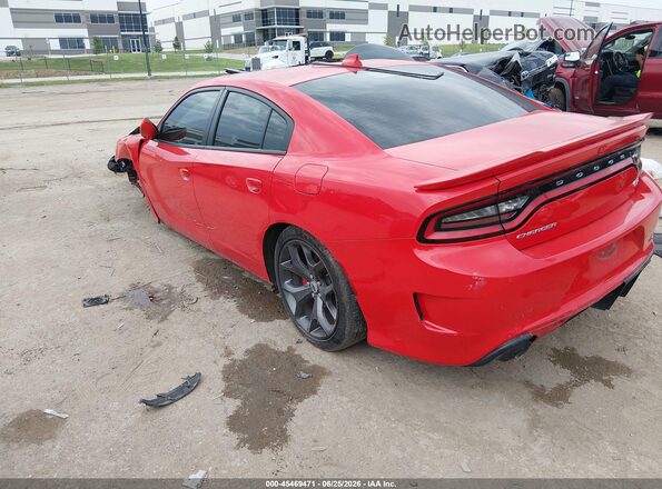 2C3CDXCT8KH539212 2019 DODGE CHARGER Red Trasero izquierdo