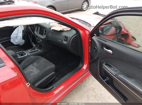 2C3CDXCT8KH539212 2019 DODGE CHARGER Red Vista interior delantera