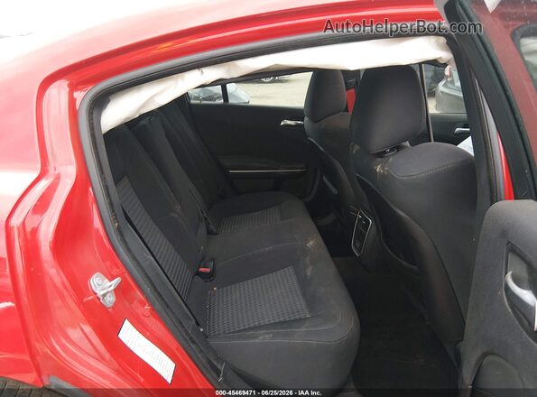 2C3CDXCT8KH539212 2019 DODGE CHARGER Red Vista de la etiqueta del VIN