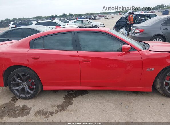 2C3CDXCT8KH539212 2019 DODGE CHARGER Red Vista interior trasera