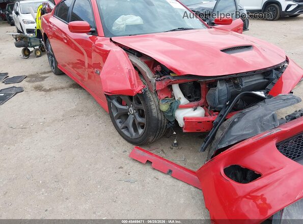 2C3CDXCT8KH539212 2019 DODGE CHARGER Red Vista frontal