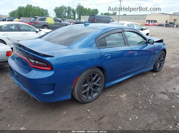 2C3CDXCT8LH153701 2020 DODGE CHARGER Light Blue უკანა მარჯვენა