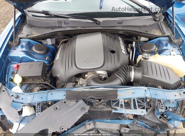 2C3CDXCT8LH153701 2020 DODGE CHARGER Light Blue უკანა ხედი