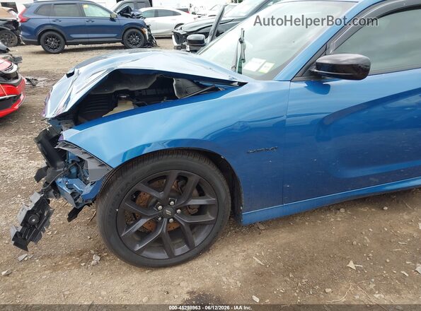 2C3CDXCT8LH153701 2020 DODGE CHARGER Light Blue წინა ხედი