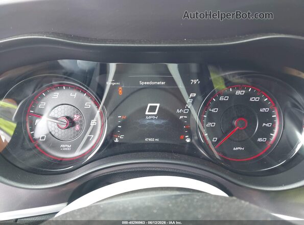 2C3CDXCT8LH153701 2020 DODGE CHARGER Light Blue უკანა სავარძლების ხედი