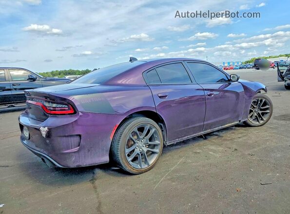 2C3CDXCT8MH572021 2021 DODGE CHARGER Purple Rear right