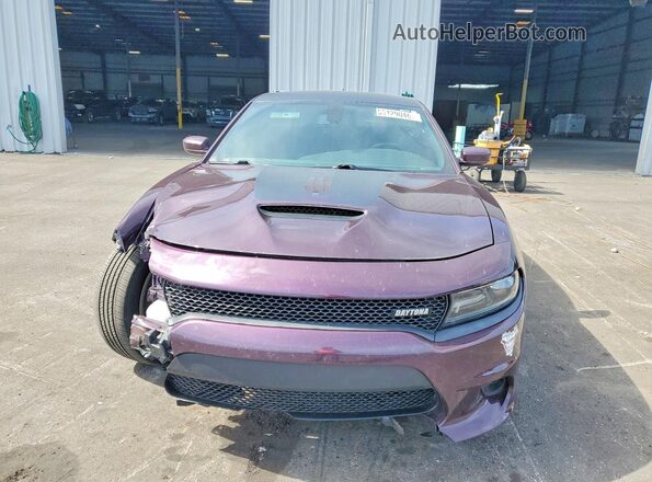 2C3CDXCT8MH572021 2021 DODGE CHARGER Purple Front view