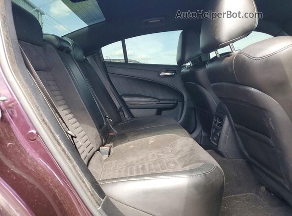 2C3CDXCT8MH572021 2021 DODGE CHARGER Purple Rear seats view