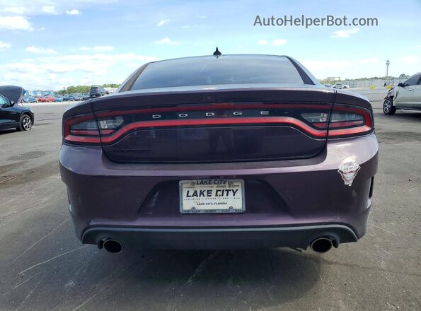 2C3CDXCT8MH572021 2021 DODGE CHARGER Purple Rear view