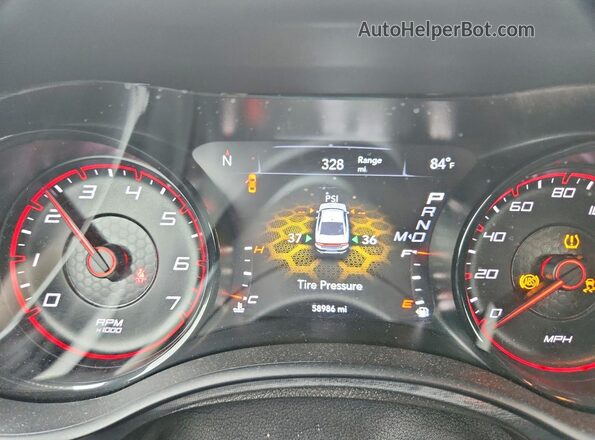 2C3CDXCT8MH636705 2021 DODGE CHARGER Silver Вид щитка приладів
