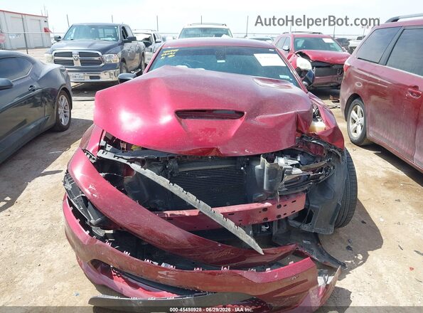 2C3CDXCT8NH261822 2022 DODGE CHARGER Maroon Vista interior trasera