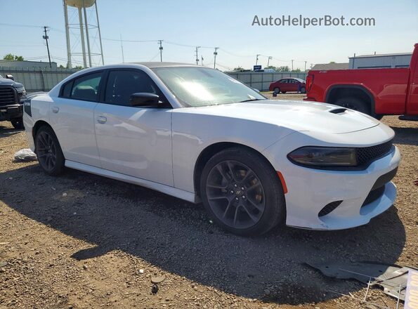 2C3CDXCT8PH631668 2023 DODGE CHARGER Белый Передняя правая четверть