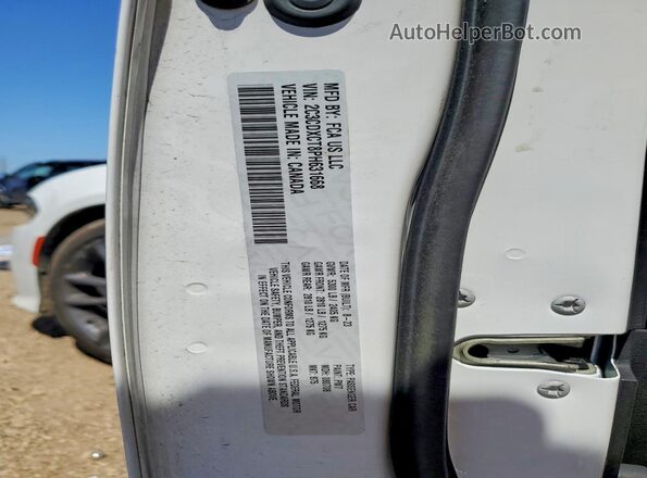 2C3CDXCT8PH631668 2023 DODGE CHARGER Белый Вид подкапотного пространства