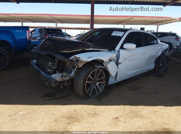 2C3CDXCT8PH708734 2023 DODGE CHARGER White Передня ліва чверть
