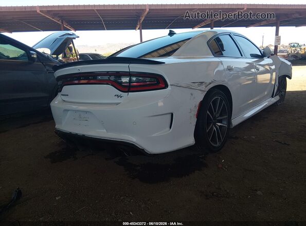 2C3CDXCT8PH708734 2023 DODGE CHARGER White Задня права чверть