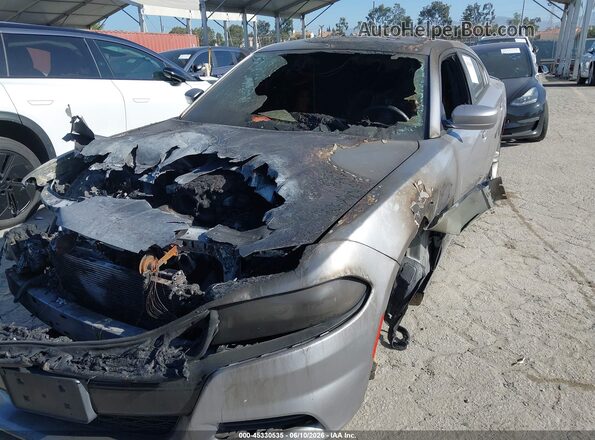 2C3CDXCT9HH524405 2017 DODGE CHARGER Silver Widok z przodu