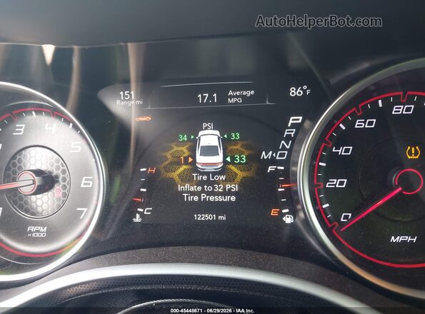 2C3CDXCT9HH528275 2017 DODGE CHARGER Black Widok tylnych siedzeń
