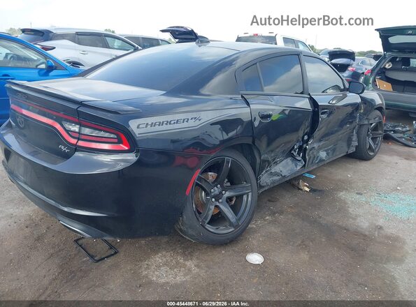 2C3CDXCT9HH528275 2017 DODGE CHARGER Black Tył prawy