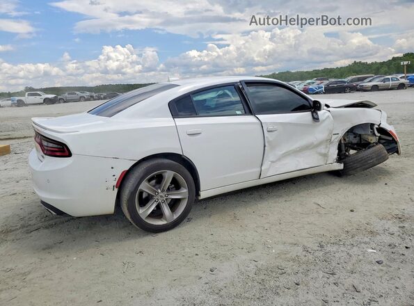 2C3CDXCT9JH205821 2018 DODGE CHARGER Белый Задняя правая четверть