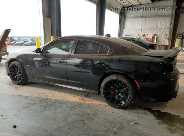 2C3CDXCT9KH607971 2019 DODGE CHARGER Black Trasero izquierdo