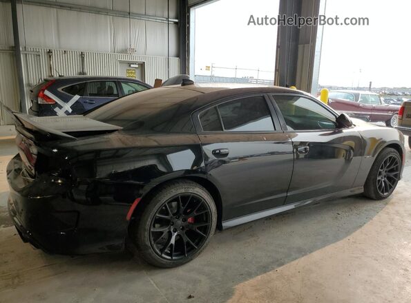 2C3CDXCT9KH607971 2019 DODGE CHARGER Black Trasero derecho
