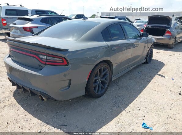 2C3CDXCT9PH656157 2023 DODGE CHARGER Gray Задня права чверть
