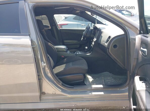 2C3CDXCT9PH656157 2023 DODGE CHARGER Gray Вид салону спереду